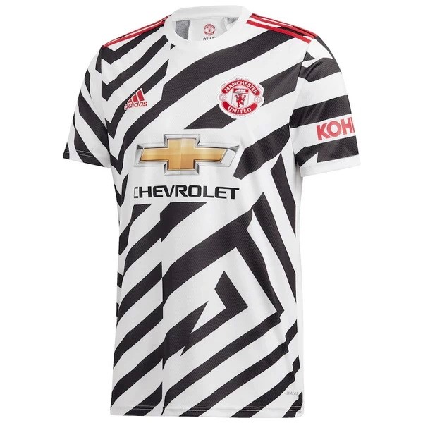 Trikot Manchester United Ausweich 2020-21 Weiß Fussballtrikots Günstig